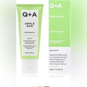Q+A Apple AHA Exfoliating Gel, naturally occurring Malic and Lactic Acid